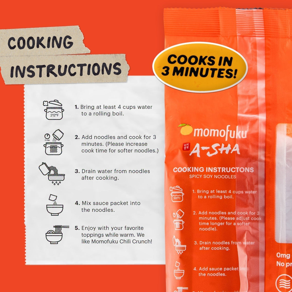 Spicy Soy Noodles | 5 Packs